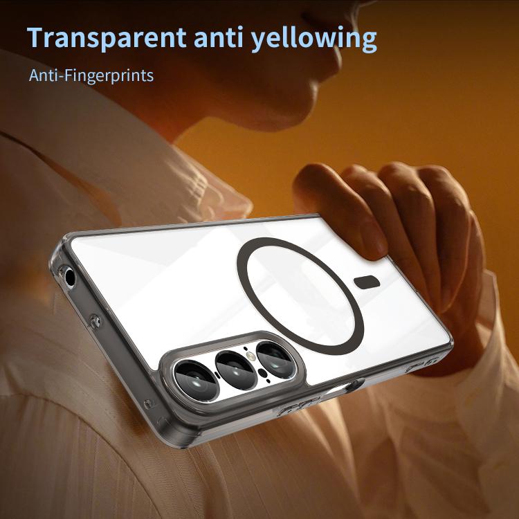 For Sony Xperia 1 VII PC Hybrid TPU Airbag Shockproof MagSafe Phone Case