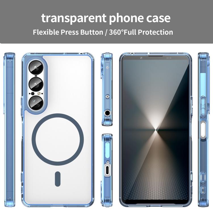 For Sony Xperia 1 VII PC Hybrid TPU Airbag Shockproof MagSafe Phone Case