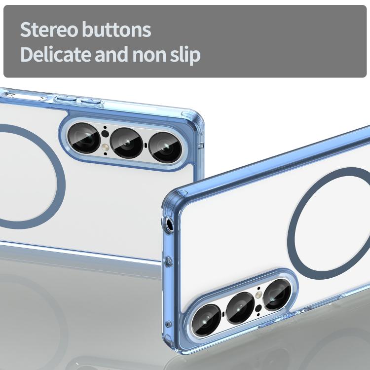 For Sony Xperia 1 VII PC Hybrid TPU Airbag Shockproof MagSafe Phone Case