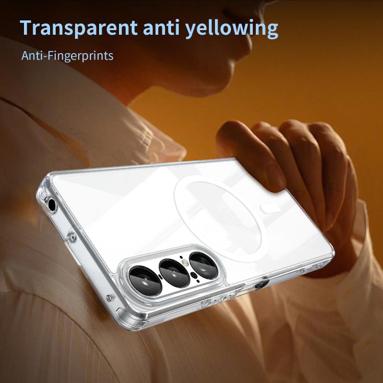 For Sony Xperia 1 VII PC Hybrid TPU Airbag Shockproof MagSafe Phone Case