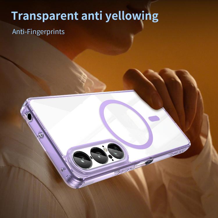 For Sony Xperia 1 VII PC Hybrid TPU Airbag Shockproof MagSafe Phone Case