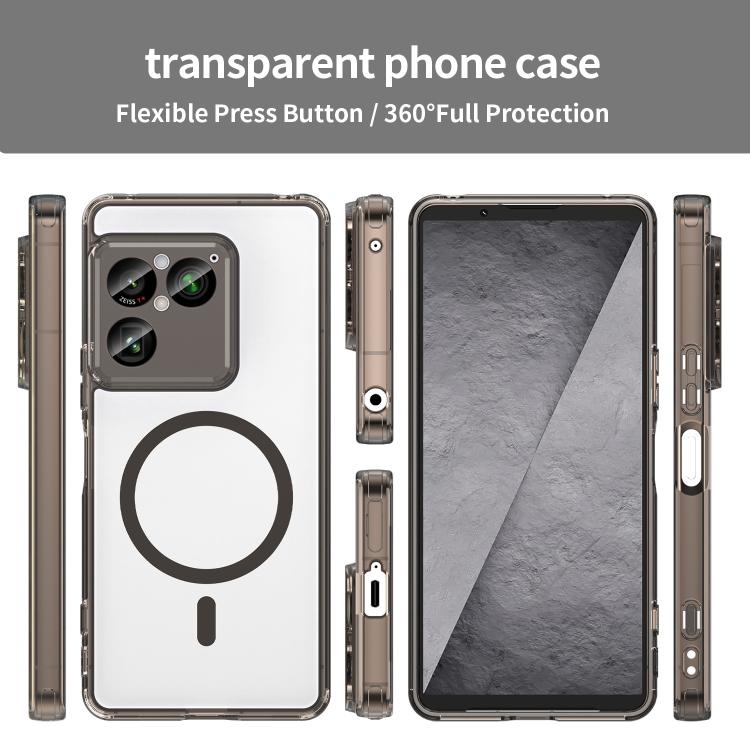 For Sony Xperia 1 VIII PC Hybrid TPU Airbag Shockproof MagSafe Phone Case