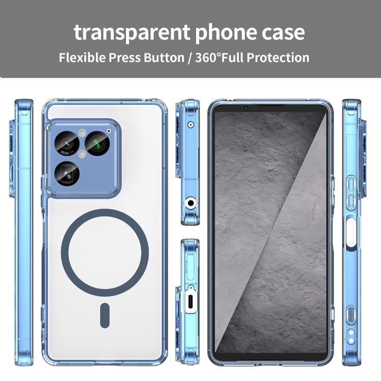 For Sony Xperia 1 VIII PC Hybrid TPU Airbag Shockproof MagSafe Phone Case