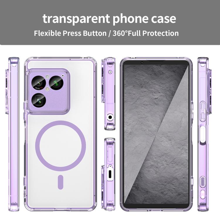 For Sony Xperia 1 VIII PC Hybrid TPU Airbag Shockproof MagSafe Phone Case