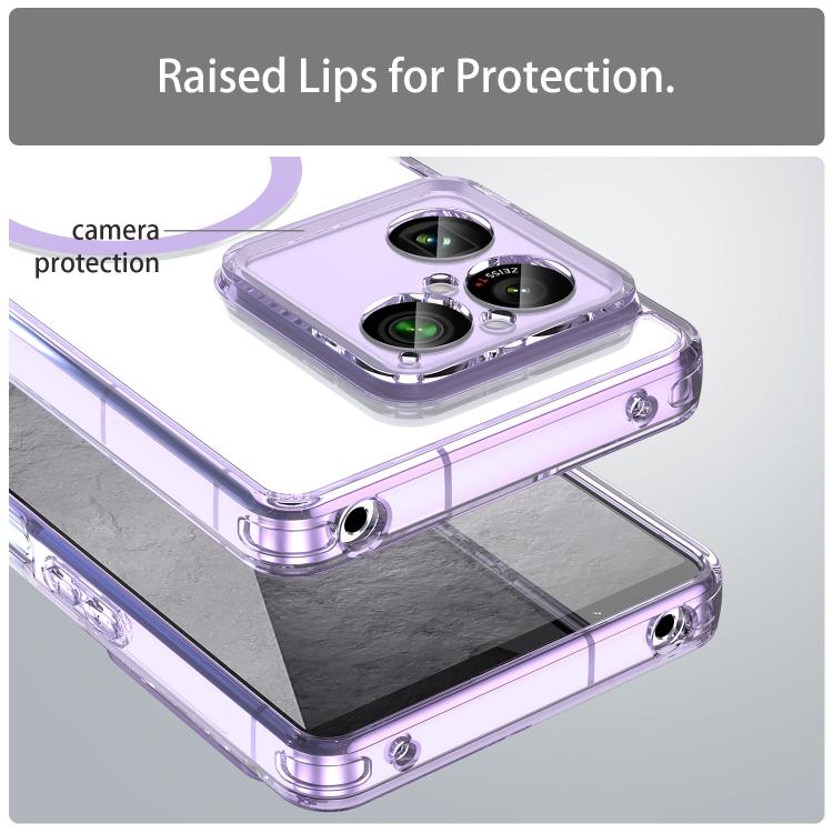 For Sony Xperia 1 VIII PC Hybrid TPU Airbag Shockproof MagSafe Phone Case