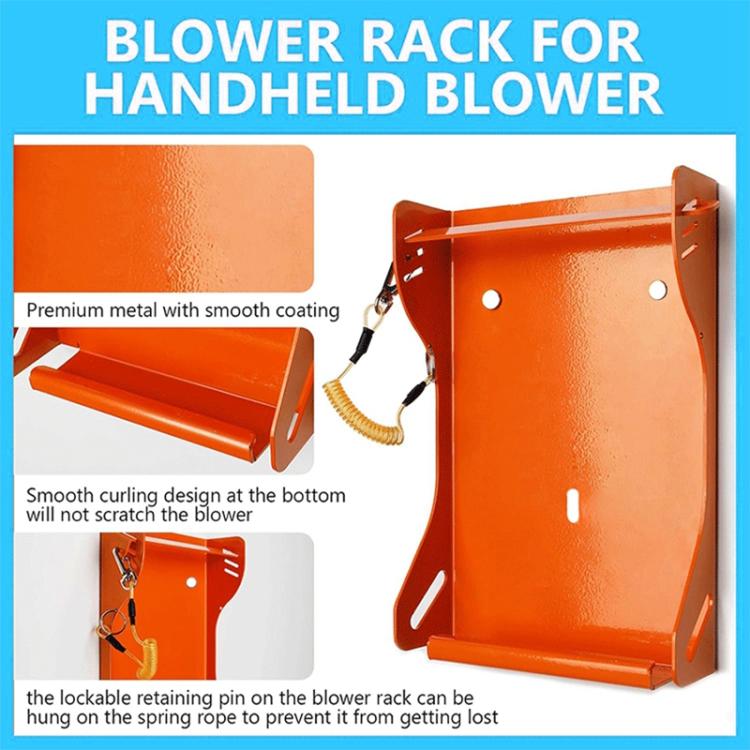 Handheld Blower Wall Mounted Storage Rack for Stihl BG Series - Orange