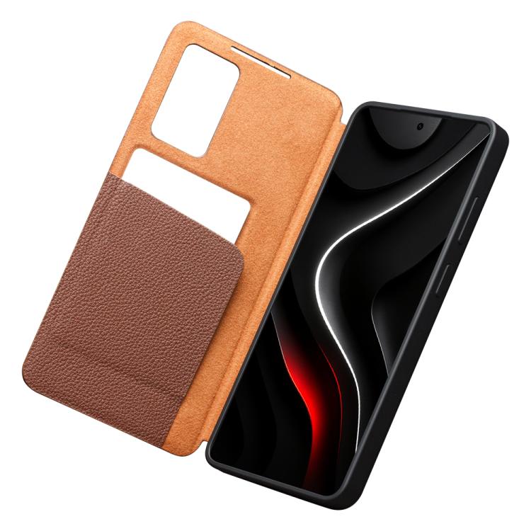 For Samsung Galaxy S26 Ultra 5G QIALINO Magnetic Genuine Leather Phone Case