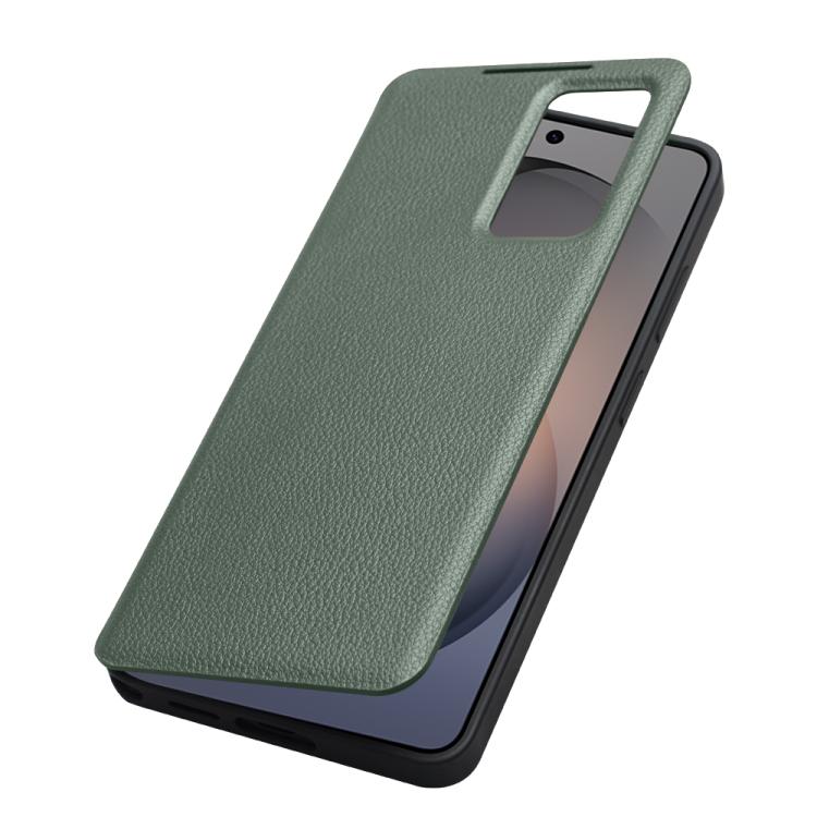 For Galaxy S26 5G QIALINO Magnetic Genuine Leather Phone Case
