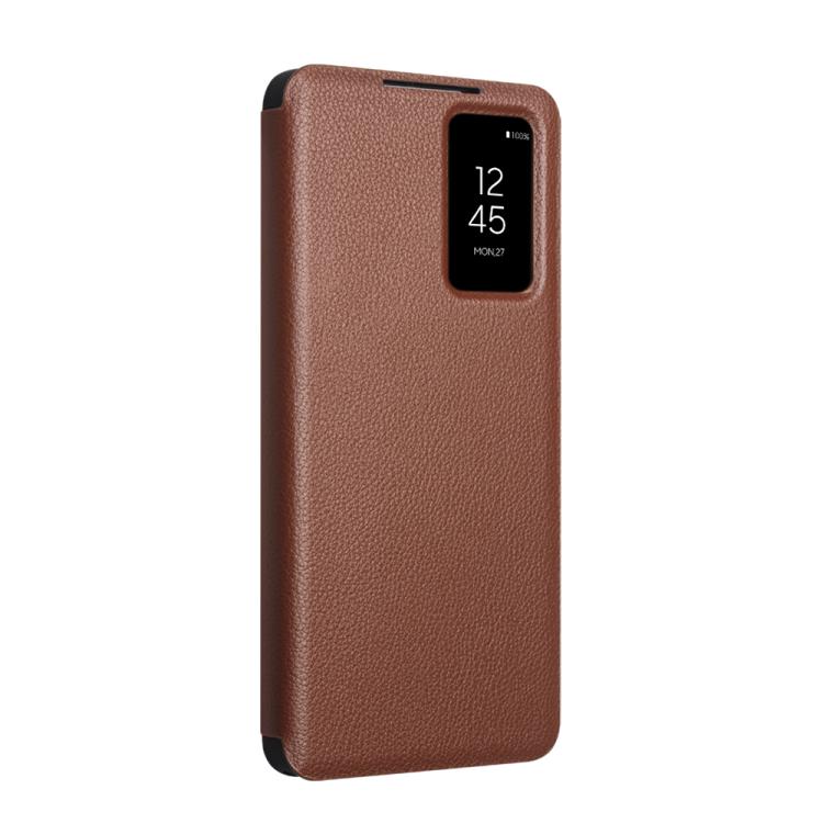 For Galaxy S26 5G QIALINO Magnetic Genuine Leather Phone Case