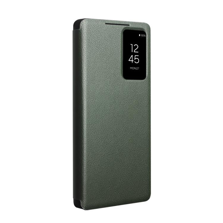 For Galaxy S26+ 5G QIALINO Magnetic Genuine Leather Phone Case