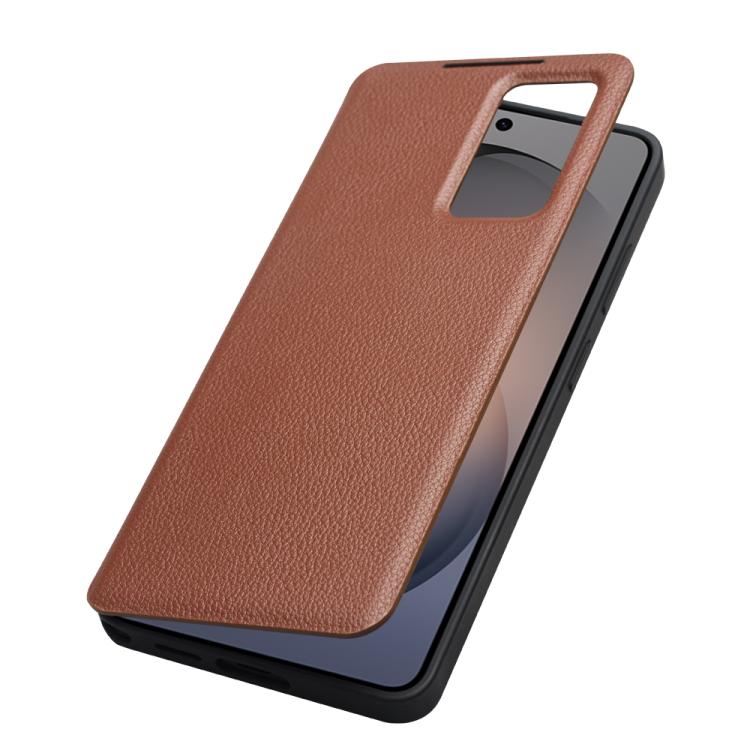 For Galaxy S26+ 5G QIALINO Magnetic Genuine Leather Phone Case