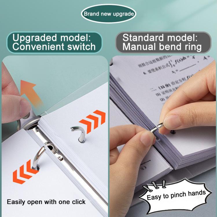 A4 Four-hole Document Storage Folder, Type:Regular Folder