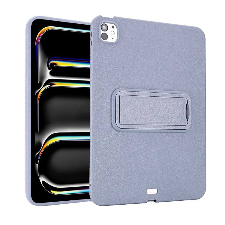 For iPad Pro 11 2022 / 2021 / 2020 Leather-Textured PU Shockproof Tablet Case with Holder