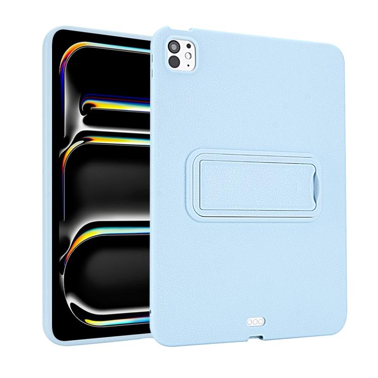 For iPad Pro 11 2022 / 2021 / 2020 Leather-Textured PU Shockproof Tablet Case with Holder