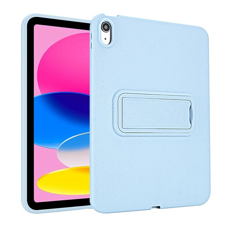 For iPad mini 6 / mini 2024 Leather-Textured PU Shockproof Tablet Case with Holder