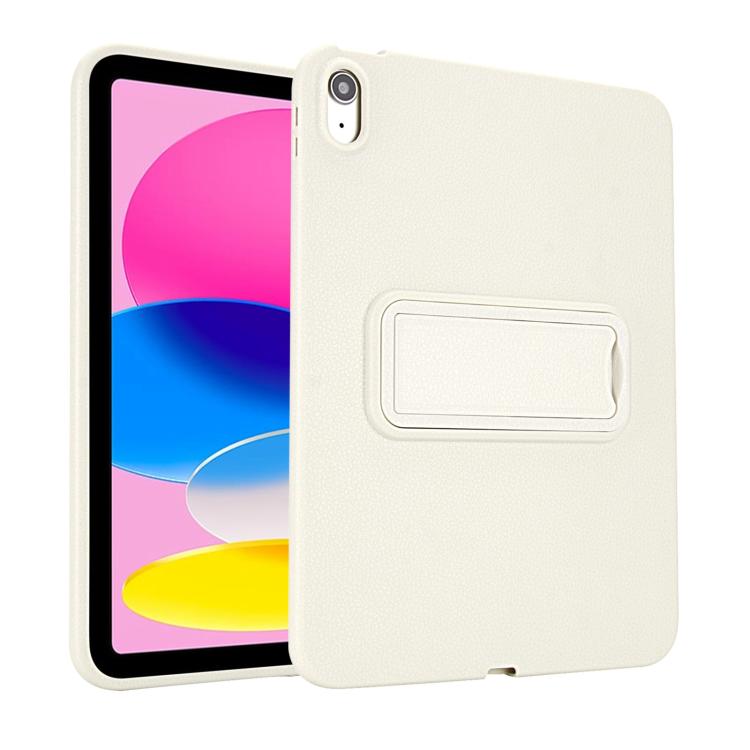 For iPad 2025 / 2022 Leather-Textured PU Shockproof Tablet Case with Holder