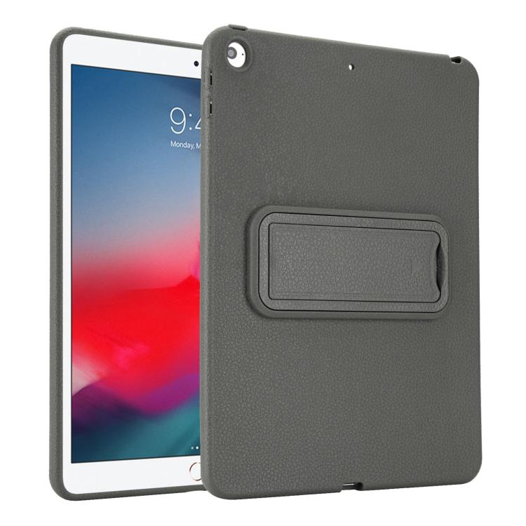 For iPad Air / Air 2 / 9.7 2017 / 2018 Leather-Textured PU Shockproof Tablet Case with Holder
