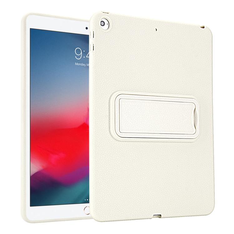 For iPad Air / Air 2 / 9.7 2017 / 2018 Leather-Textured PU Shockproof Tablet Case with Holder