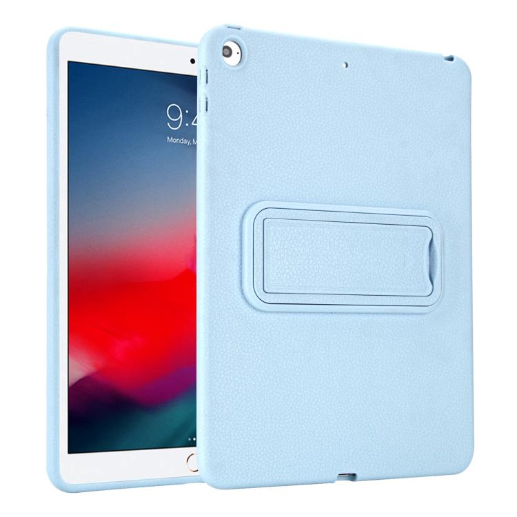 For iPad Air / Air 2 / 9.7 2017 / 2018 Leather-Textured PU Shockproof Tablet Case with Holder