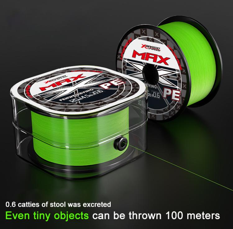 0.8# 120m 12 Strands Braided Lure Fishing Line Extra Strong PE Fishing Line - Green