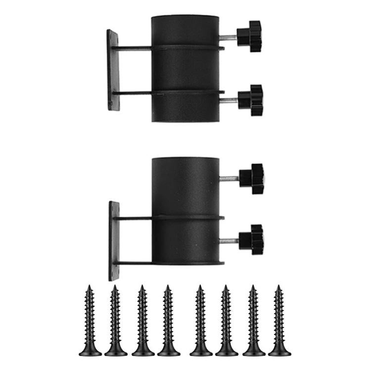 2 Pack Heavy-duty Patio Umbrella Holder Metal Outdoor Umbrella Mounting Base - Black