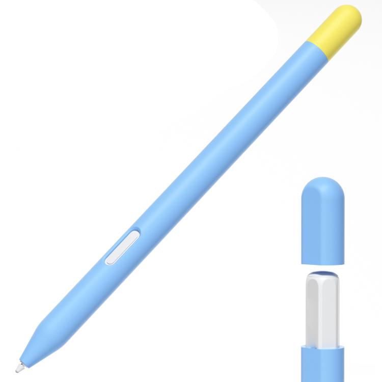 For Samsung Galaxy Tab S11 / S11 Ultra Stylus Pen Contrast Color Silicone Protective Case