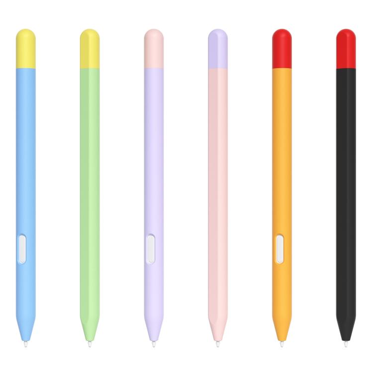 For Samsung Galaxy Tab S11 / S11 Ultra Stylus Pen Contrast Color Silicone Protective Case