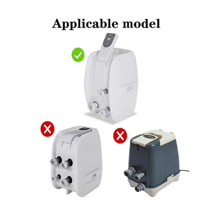 Waterproof Dustproof Hot Tub Insulation Pump Cover Inflatable Tub Heater Protector - Grey