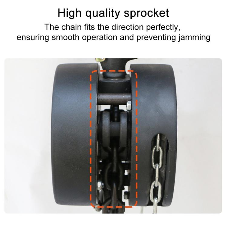 2T Load Capacity 3m HSZ Type Round Hand Chain Hoist Hand Operated Chain Hoist Manual Hoist