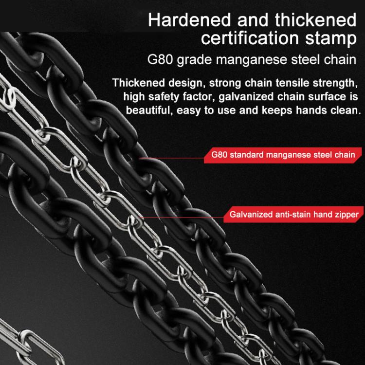 1T Load Capacity 6m HSZ Type Round Hand Chain Hoist Hand Operated Chain Hoist Manual Hoist