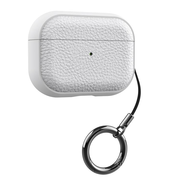 For AirPods 4 XDcase Lychee Texture TPU Earbuds Case with Buckle