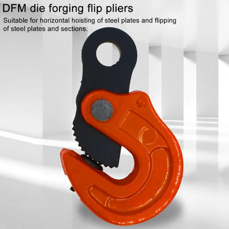 Steel Plate Hanging Clamp Heavy Duty Steel Clip Grip, Specification:DFM Forged Flip Clamp 3T