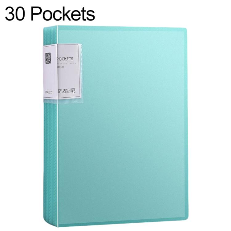 30 Pockets A4 Translucent Inner Pocket Document Storage Folder