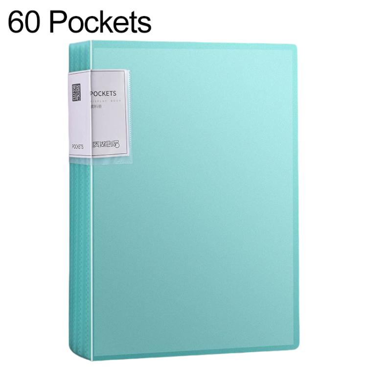 60 Pockets A4 Translucent Inner Pocket Document Storage Folder