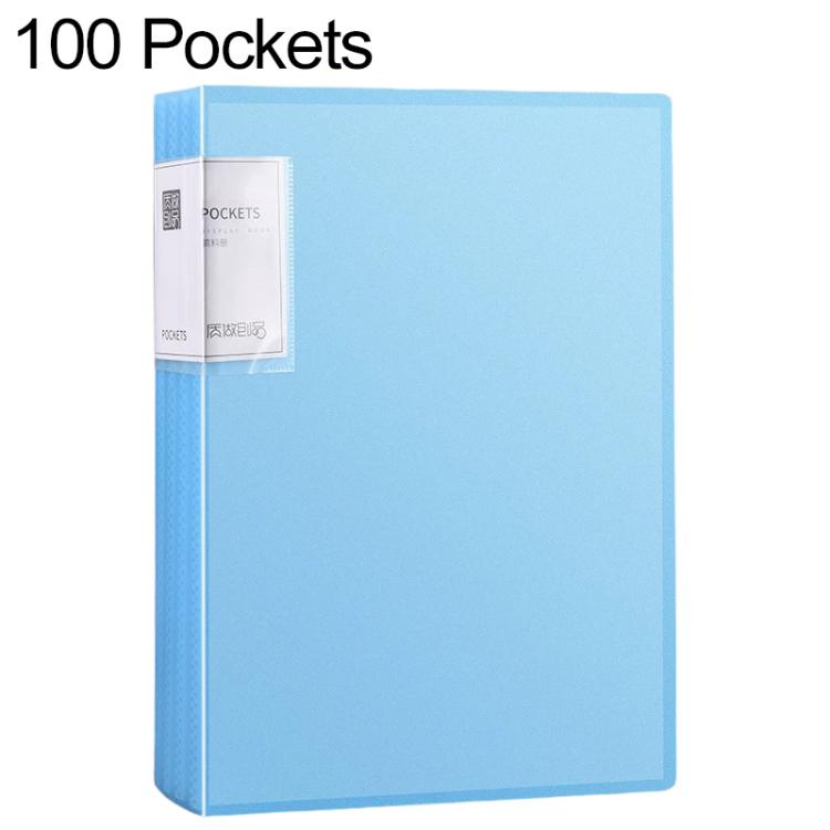 100 Pockets A4 Translucent Inner Pocket Document Storage Folder
