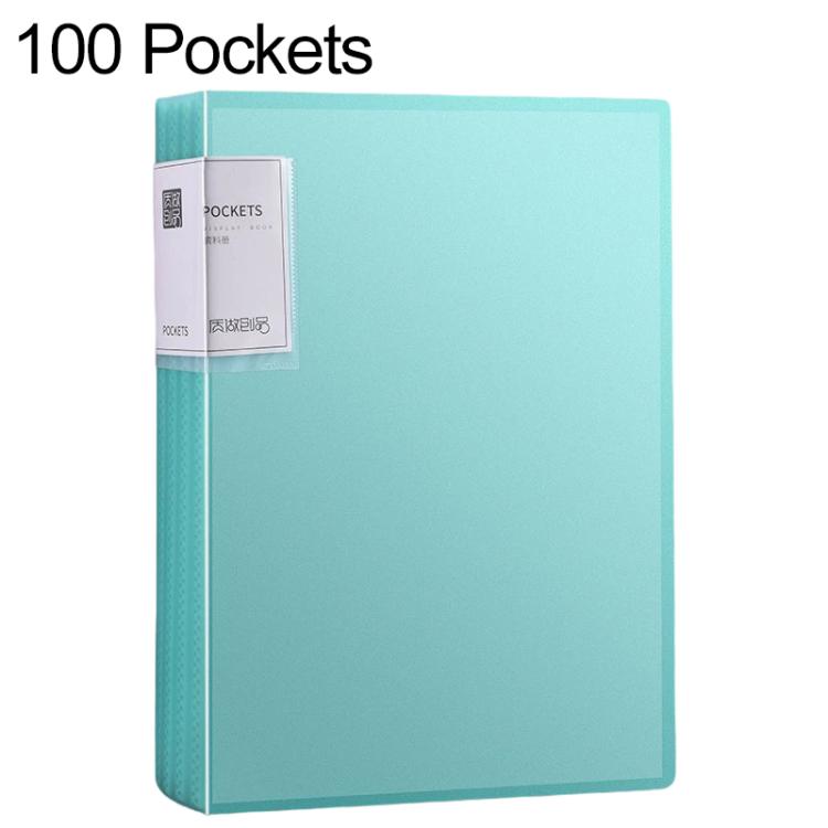 100 Pockets A4 Translucent Inner Pocket Document Storage Folder