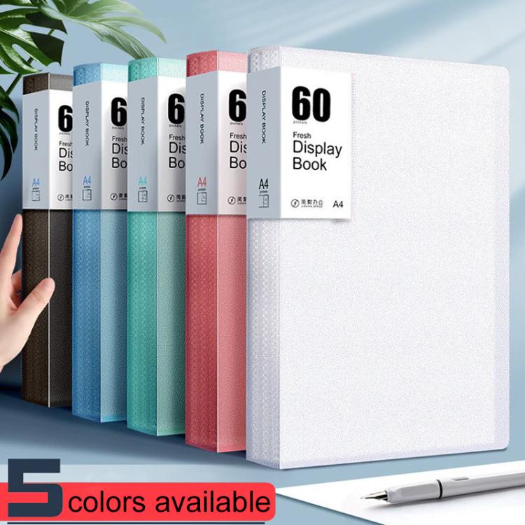 30 Pockets A4 Translucent Inner Pocket Document Storage Folder