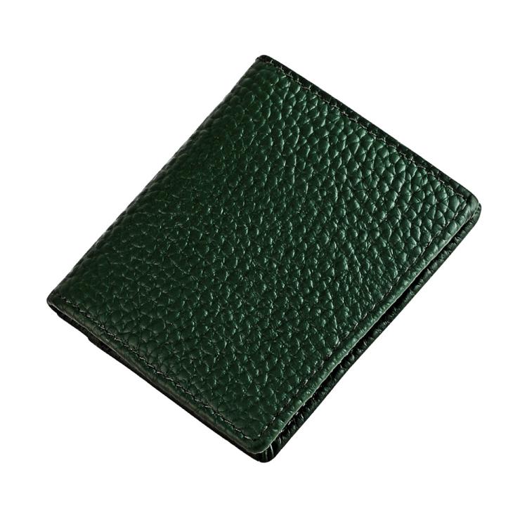 Buckle Storage Top-grain Cowhide Coin Purse