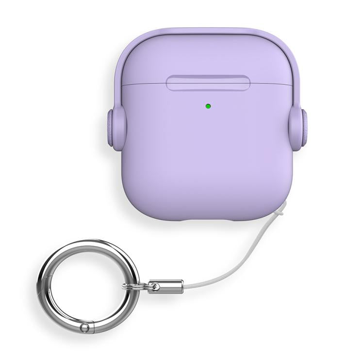 For AirPods 4 XDcase Music Boy Macaron Earbud Case with Ring Buckle