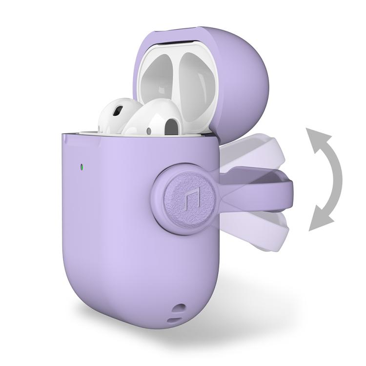 For AirPods 4 XDcase Music Boy Macaron Earbud Case with Ring Buckle