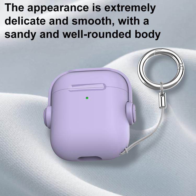 For AirPods 4 XDcase Music Boy Macaron Earbud Case with Ring Buckle