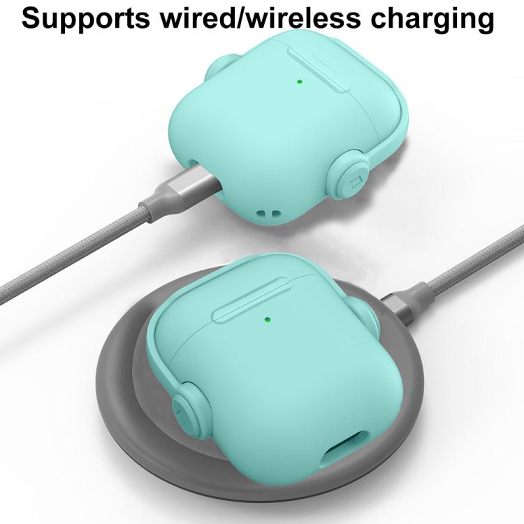 For AirPods 4 XDcase Music Boy Macaron Earbud Case with Ring Buckle