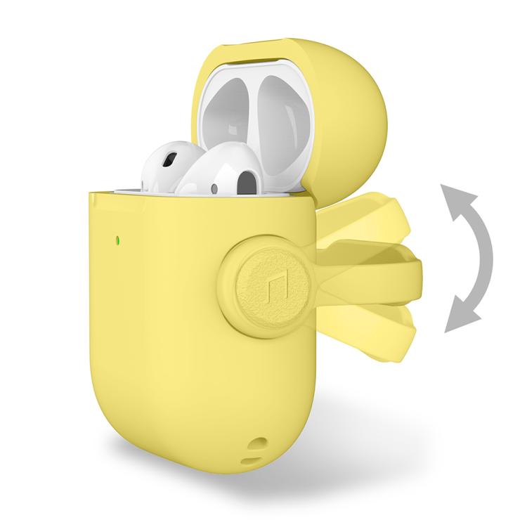 For AirPods 4 XDcase Music Boy Macaron Earbud Case with Ring Buckle