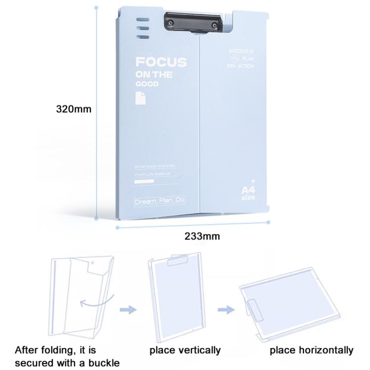 A4 Standing File Board Writing Pad, Type:Vertical