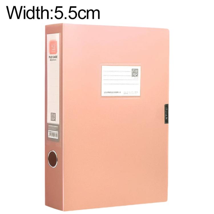 PP Thickened A4 Foldable File Storage Box, Width:5.5cm