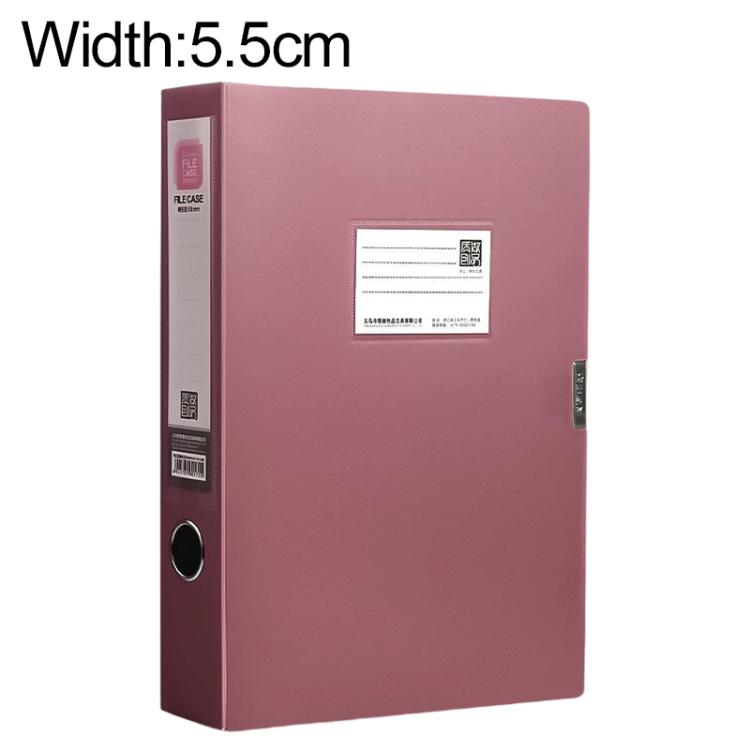 PP Thickened A4 Foldable File Storage Box, Width:5.5cm