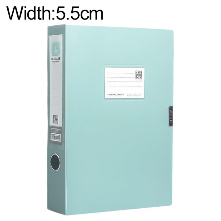 PP Thickened A4 Foldable File Storage Box, Width:5.5cm