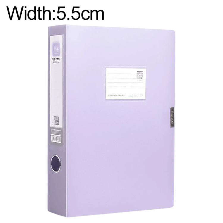 PP Thickened A4 Foldable File Storage Box, Width:5.5cm