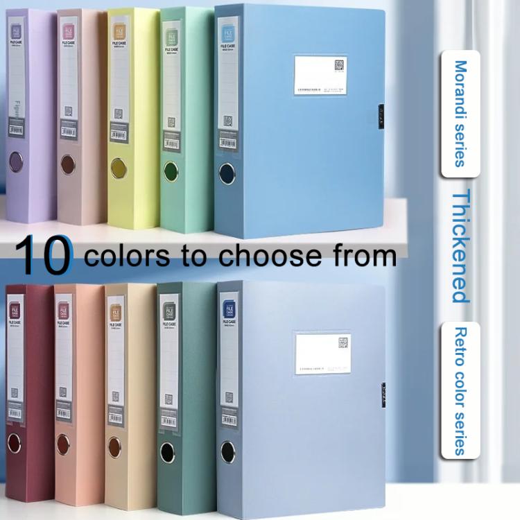 PP Thickened A4 Foldable File Storage Box, Width:3.5cm