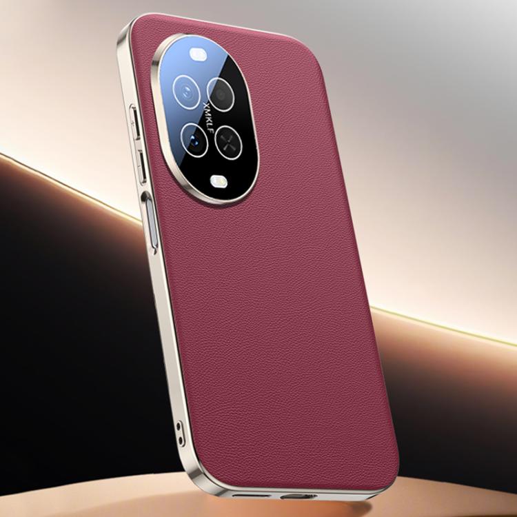 For Huawei nova 15 Premium Vegan Leather Skin Feel Cooling Phone Case